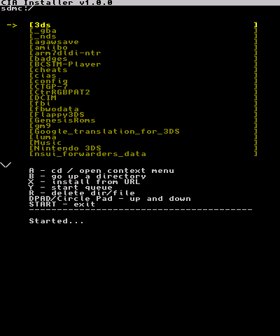 File list