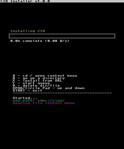 Installing
