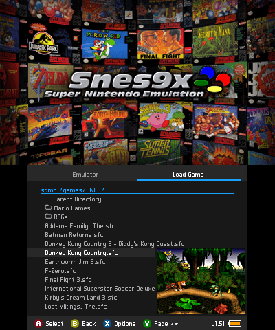 Loading a game